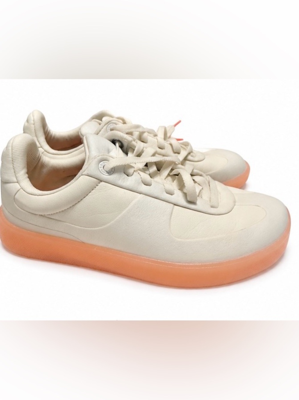 lululemon athletica Cream Sneakers with Peach Sole